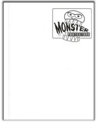 Monster Protectors 4-Pocket Binder - Matte White w/ Black Pages